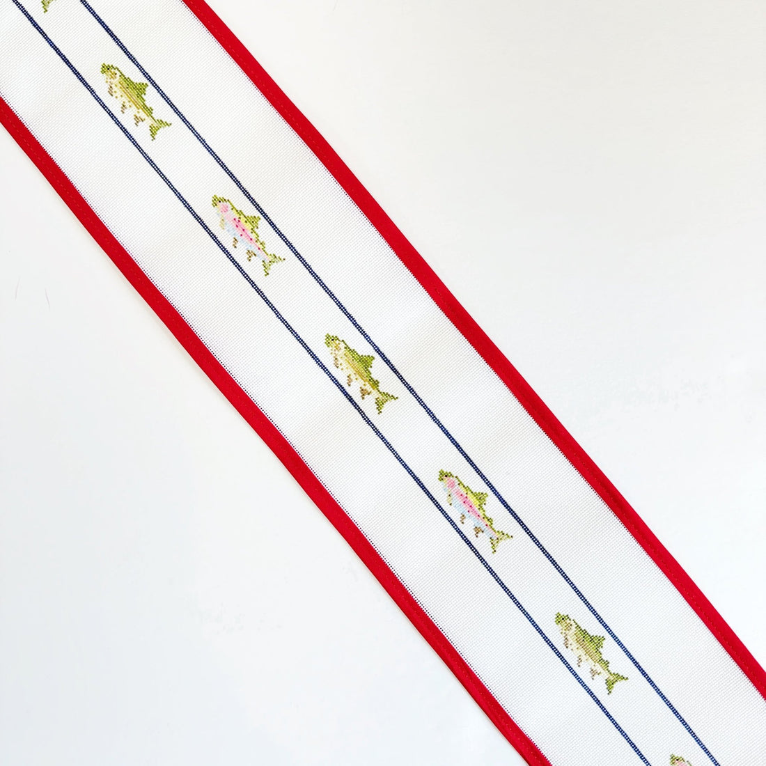 Alternating Trout BeltBell House DesignsCanvasThe Red Thread Atelier