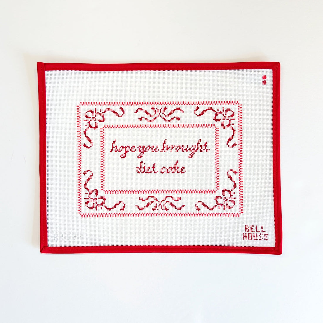Hope You Brought Diet CokeBell House DesignsCanvasThe Red Thread Atelier