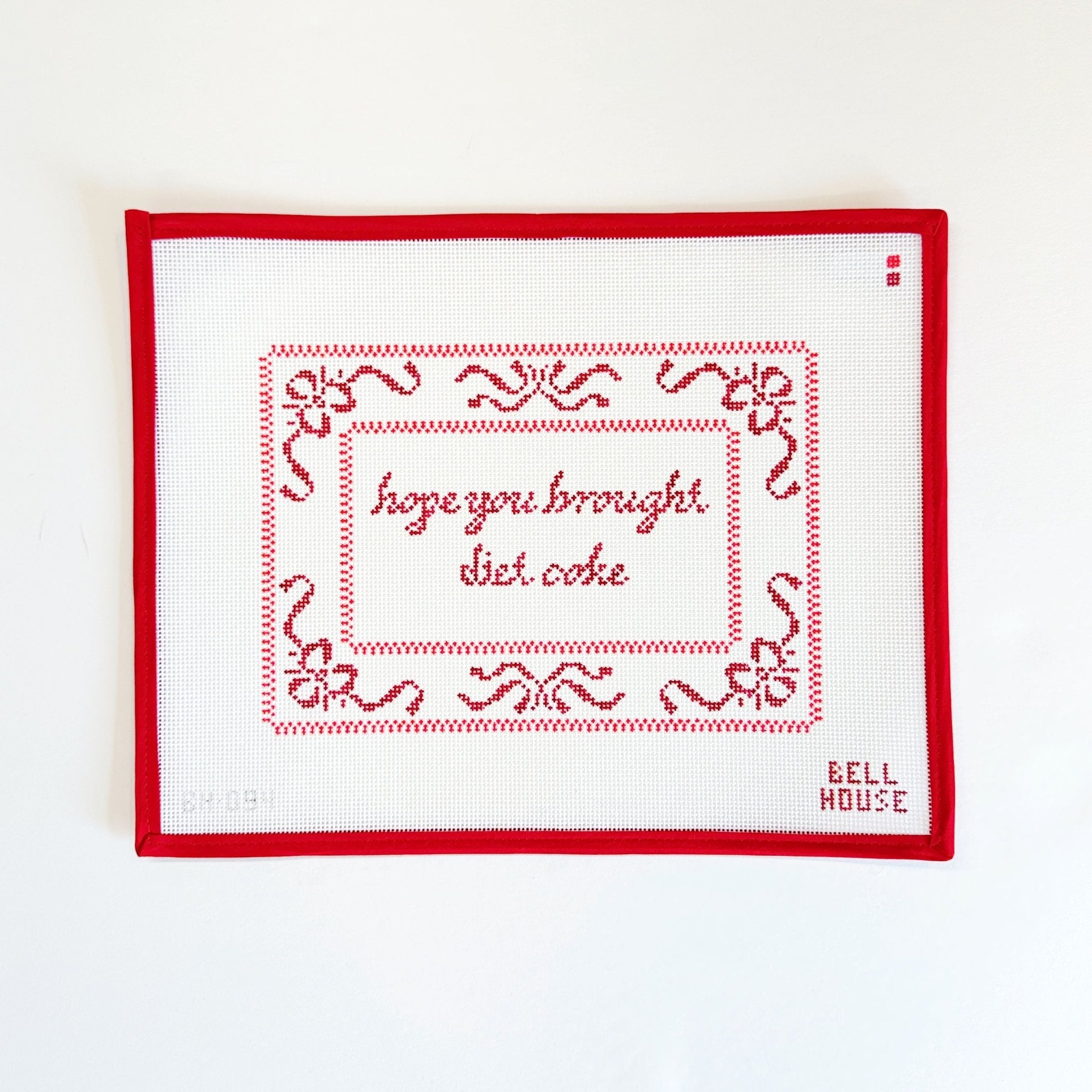 Hope You Brought Diet CokeBell House DesignsCanvasThe Red Thread Atelier