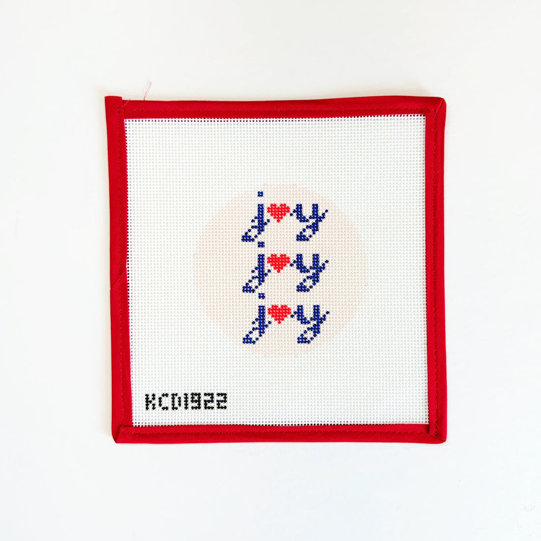 JoyJoyJoyLittle stitches needleworksCanvasThe Red Thread Atelier