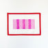 Ticking Stripe Eyeglass Case - MagentaLittle stitches needleworksCanvasThe Red Thread Atelier