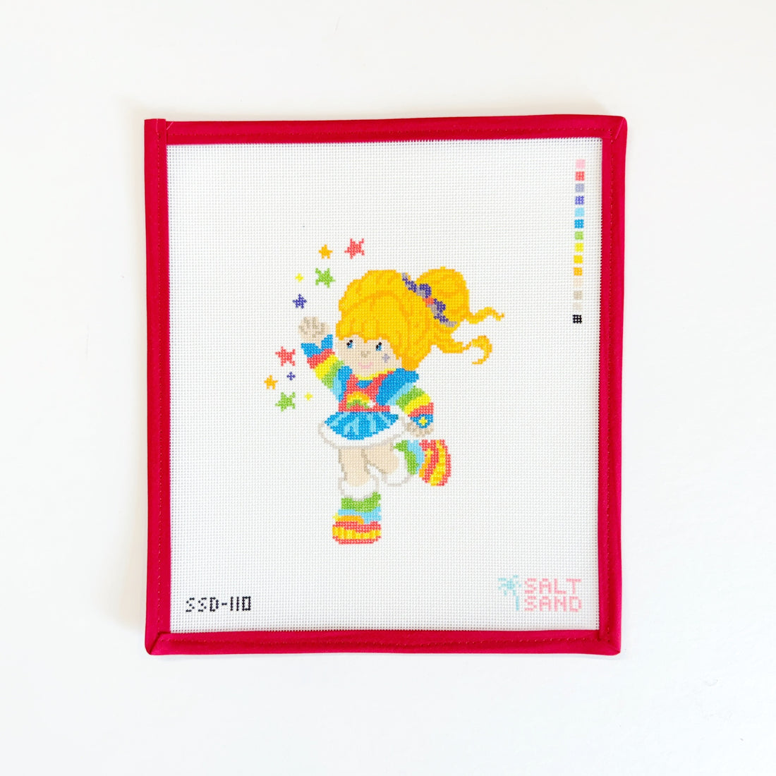 Rainbow BriteSalt &amp; SandCanvasThe Red Thread Atelier