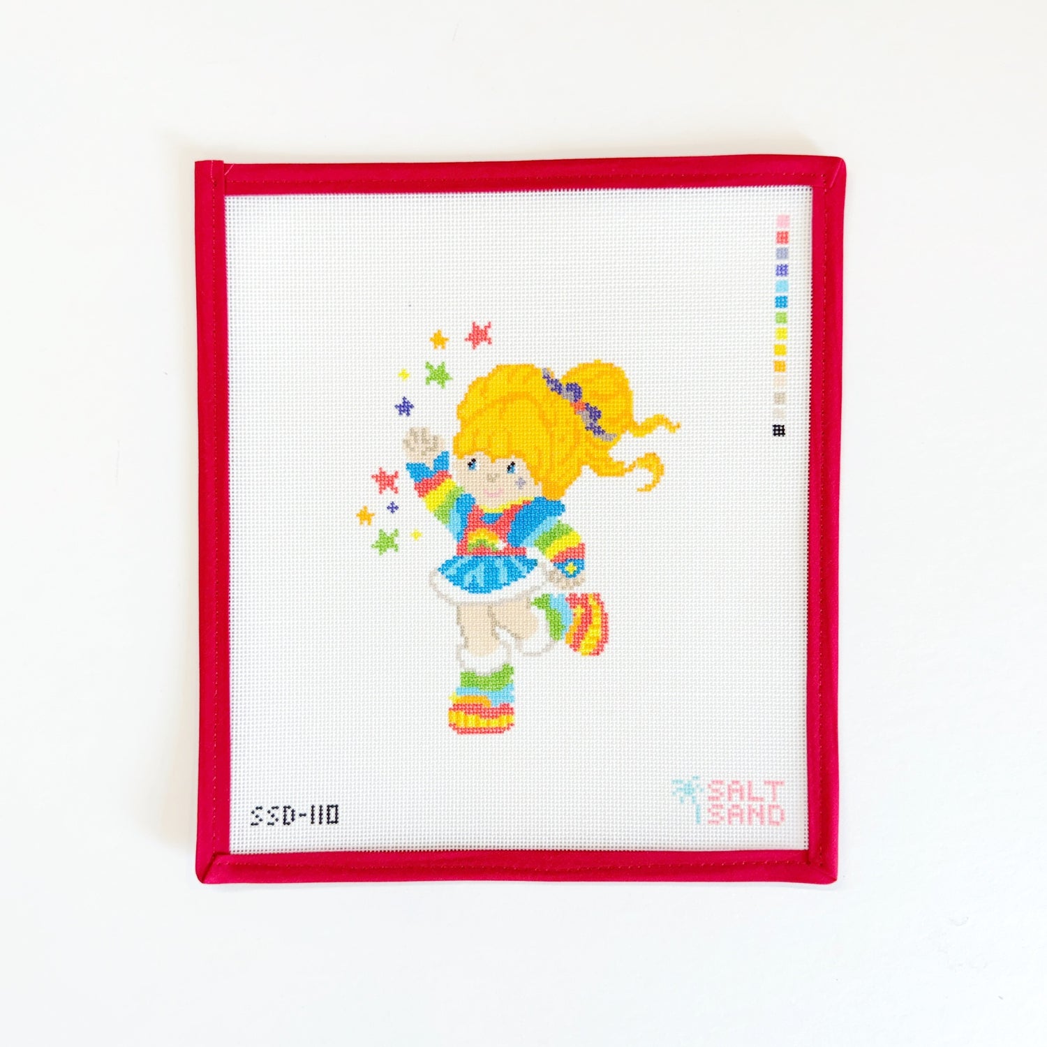 Rainbow BriteSalt &amp; SandCanvasThe Red Thread Atelier