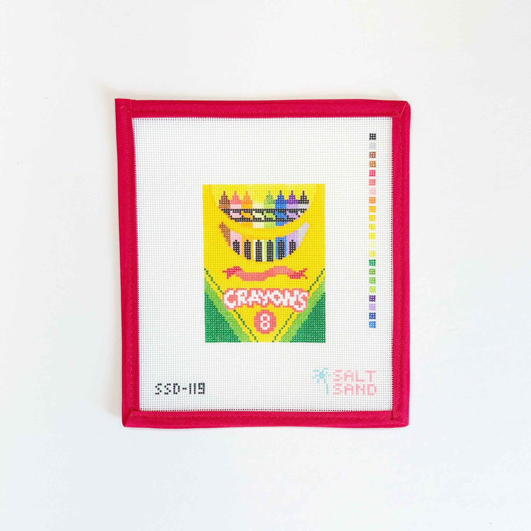 Crayon BoxSalt &amp; SandCanvasThe Red Thread Atelier