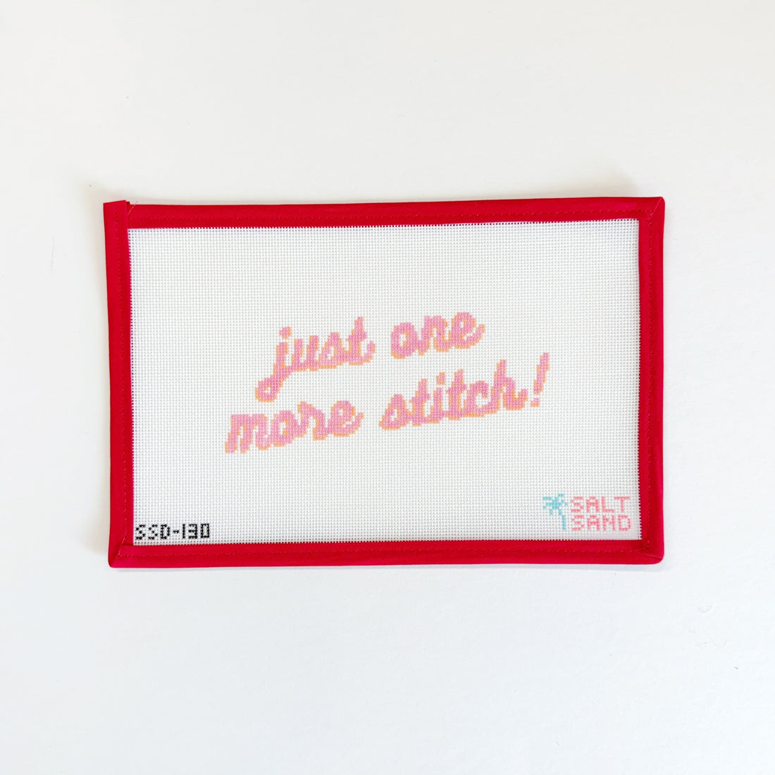 One More StitchSalt &amp; SandCanvasThe Red Thread Atelier