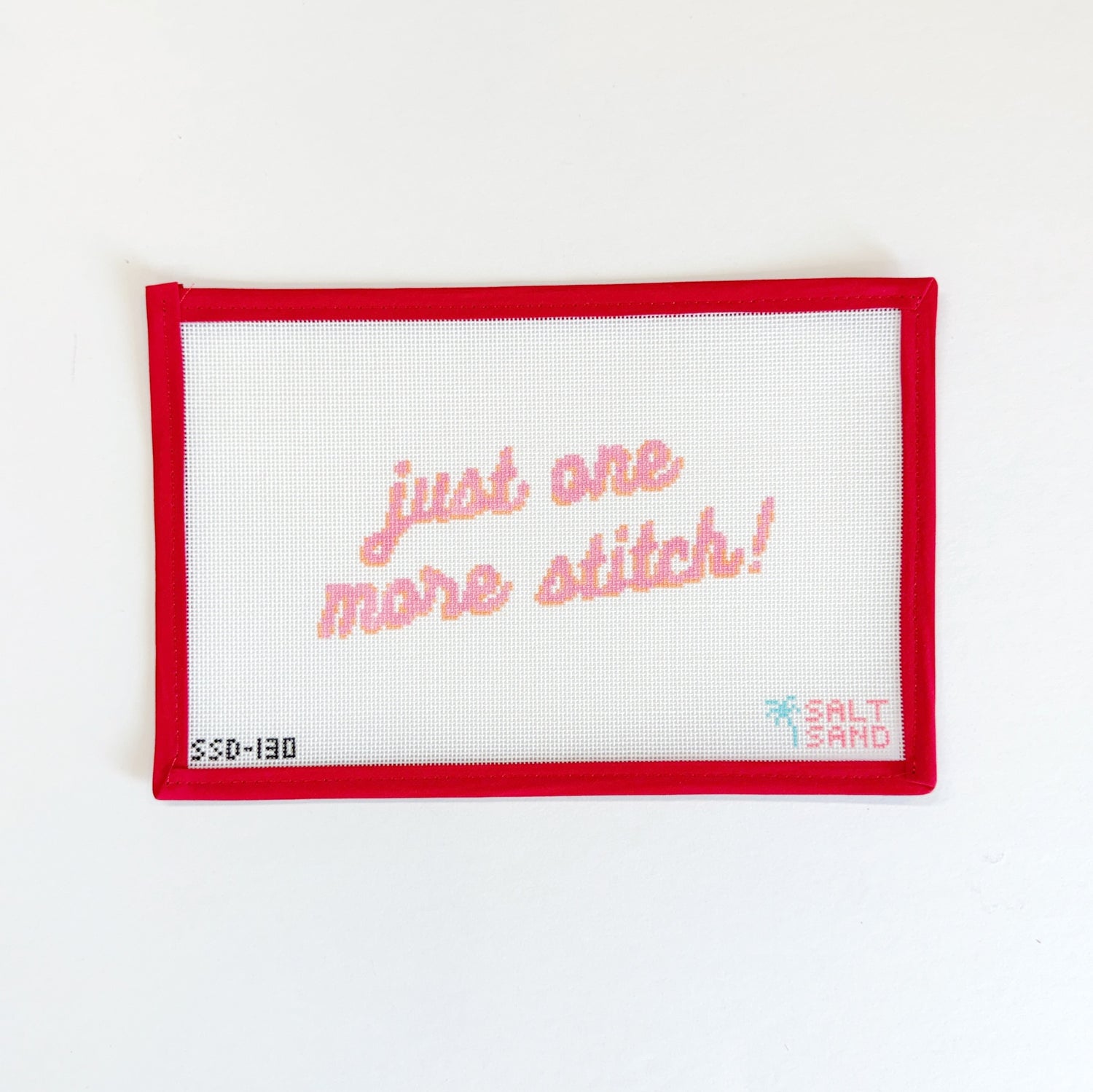 One More StitchSalt &amp; SandCanvasThe Red Thread Atelier