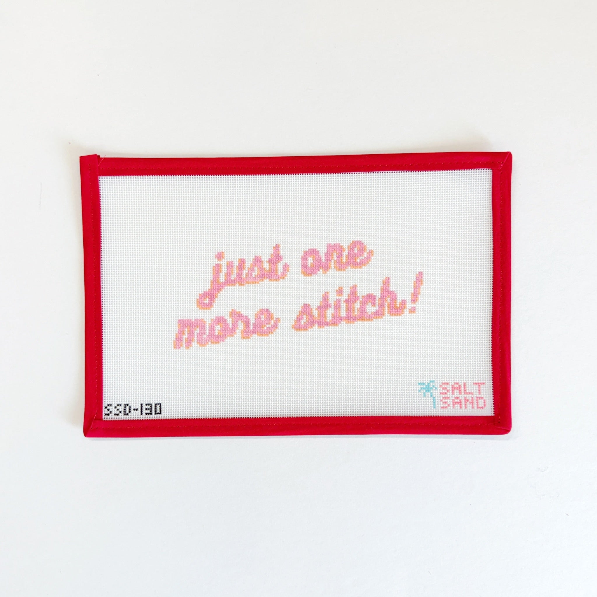 One More StitchSalt &amp; SandCanvasThe Red Thread Atelier