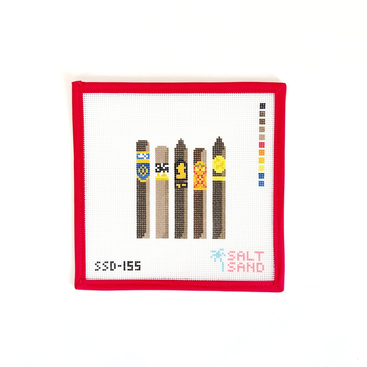 CigarsSalt &amp; SandCanvasThe Red Thread Atelier