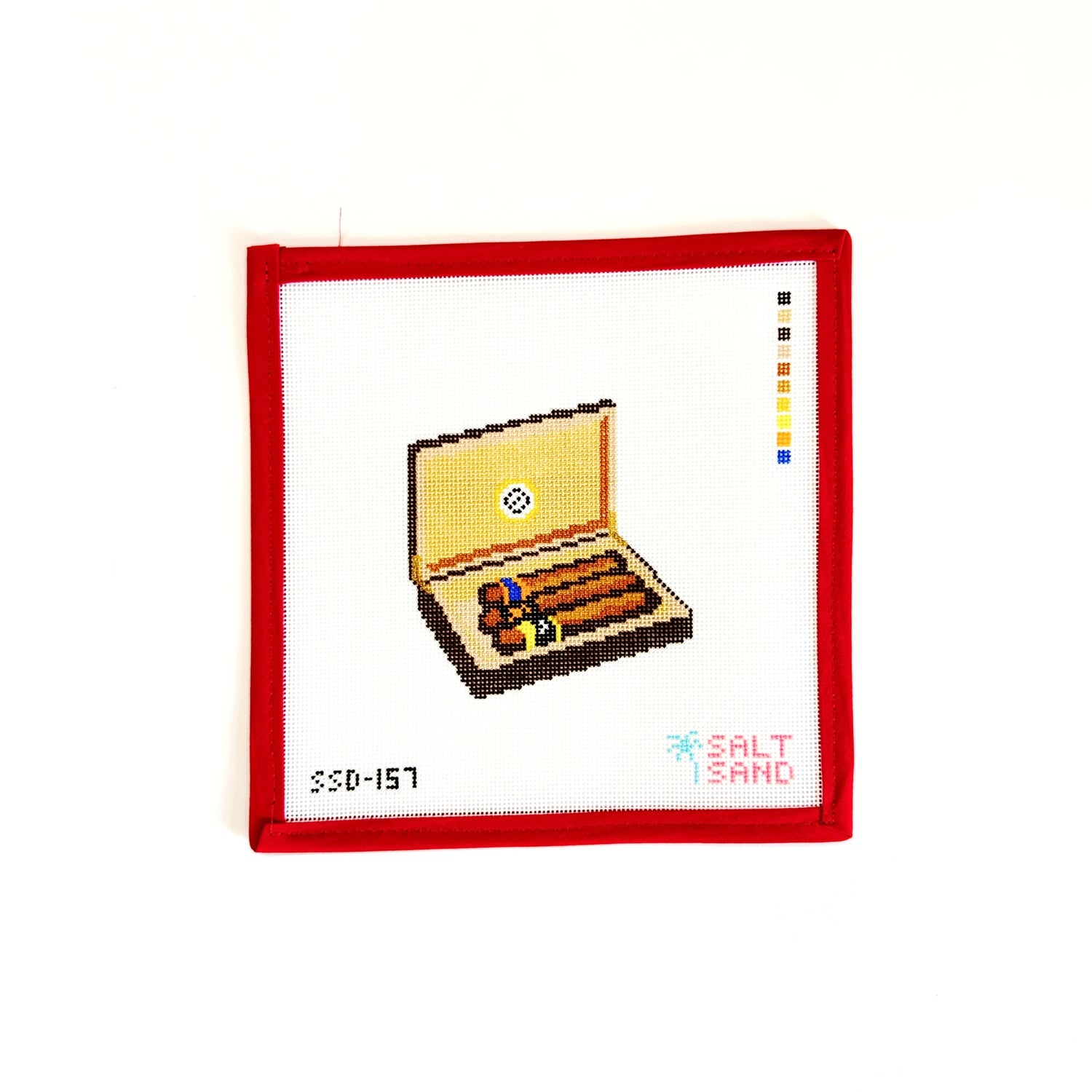 Cigar HumidorSalt &amp; SandCanvasThe Red Thread Atelier