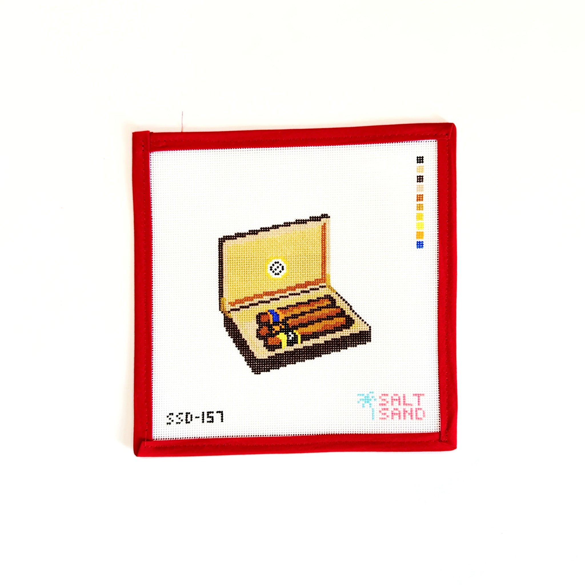 Cigar HumidorSalt &amp; SandCanvasThe Red Thread Atelier