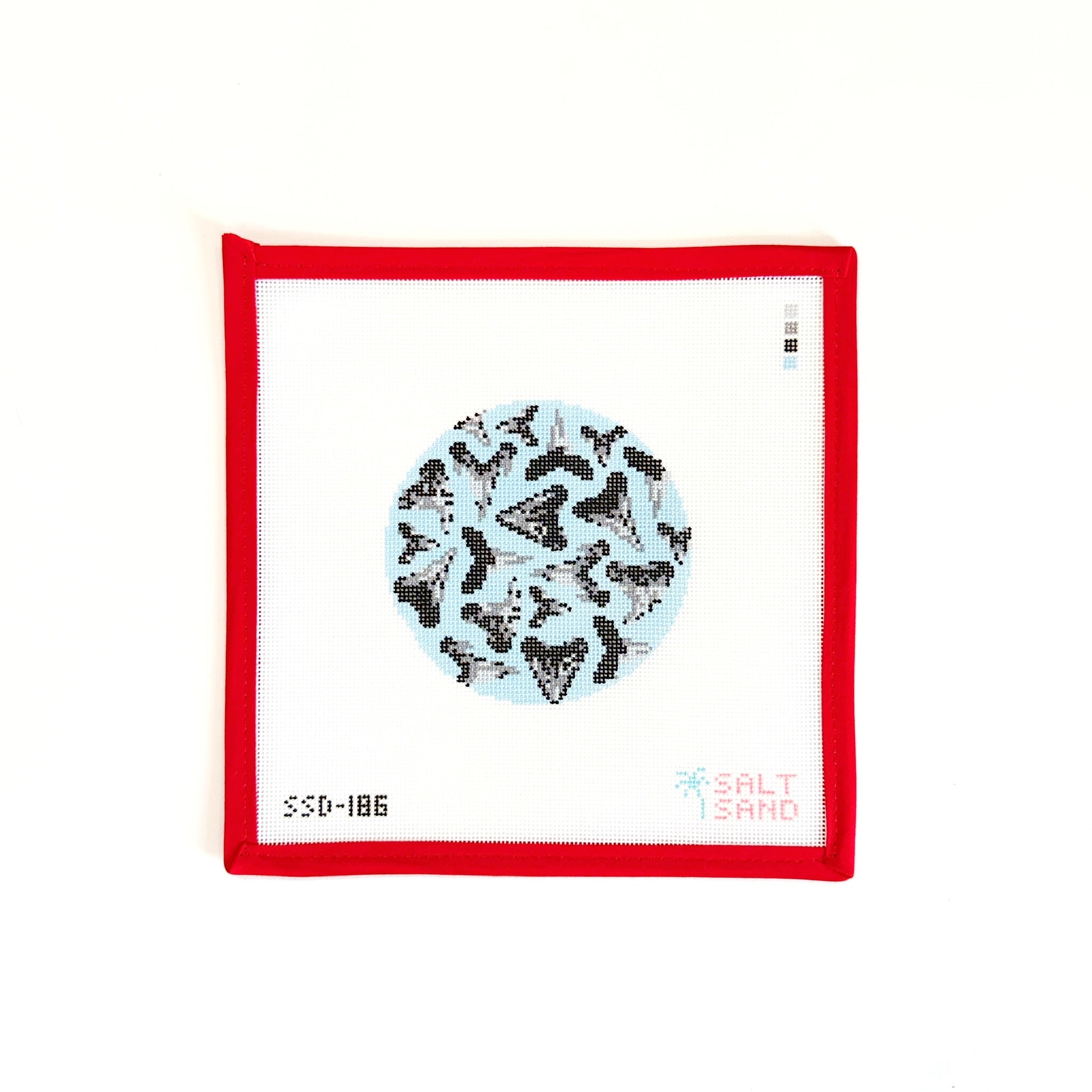 Shark Teeth OrnamentSalt &amp; SandCanvasThe Red Thread Atelier