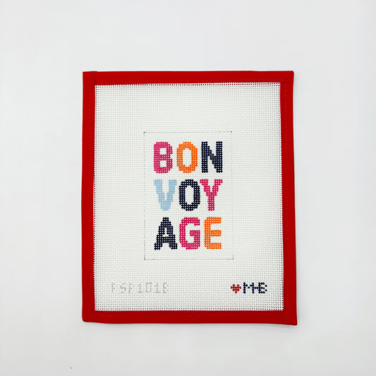 Bon Voyage - navy, orange, pink