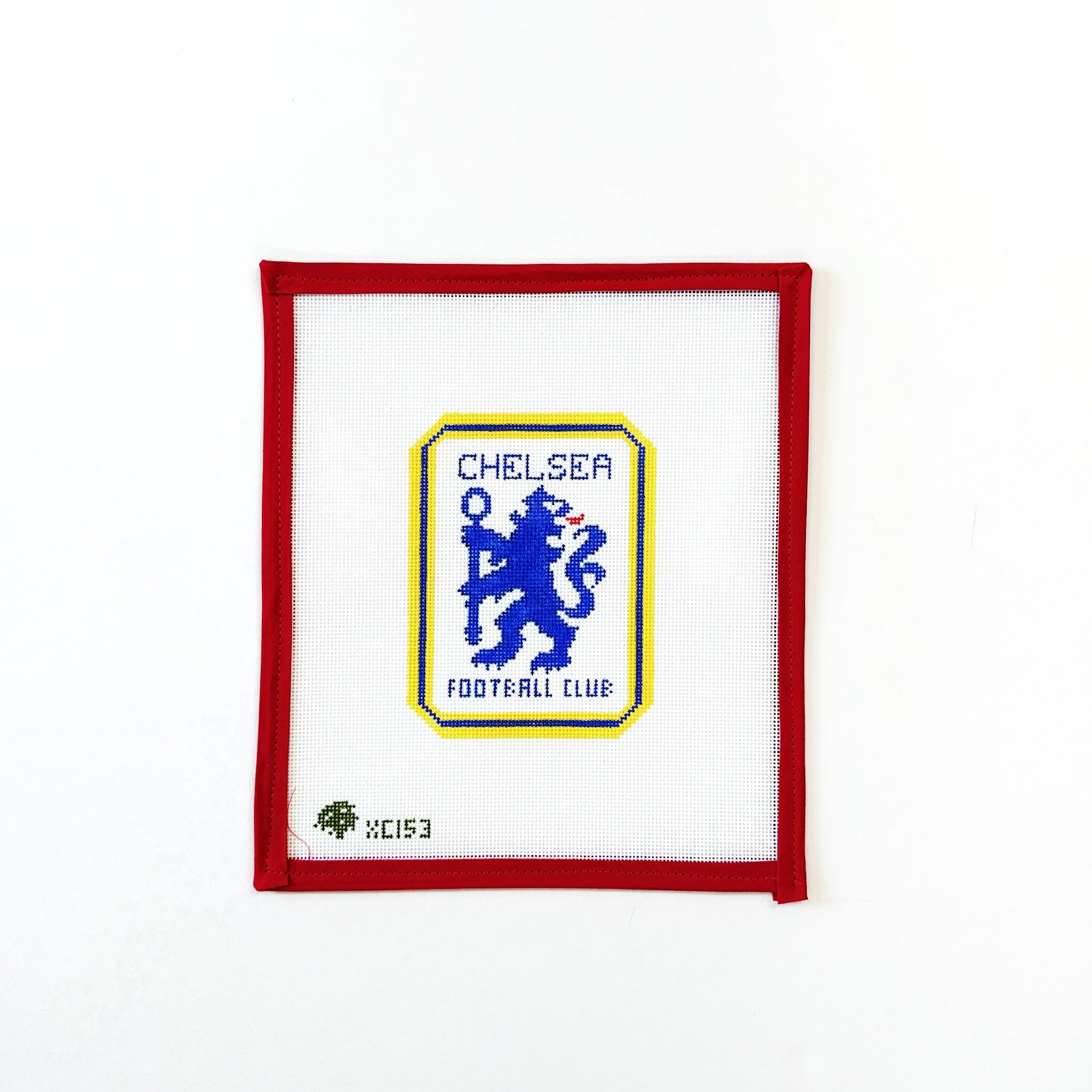 Chelsea Football ClubElm Tree NeedlepointCanvasThe Red Thread Atelier