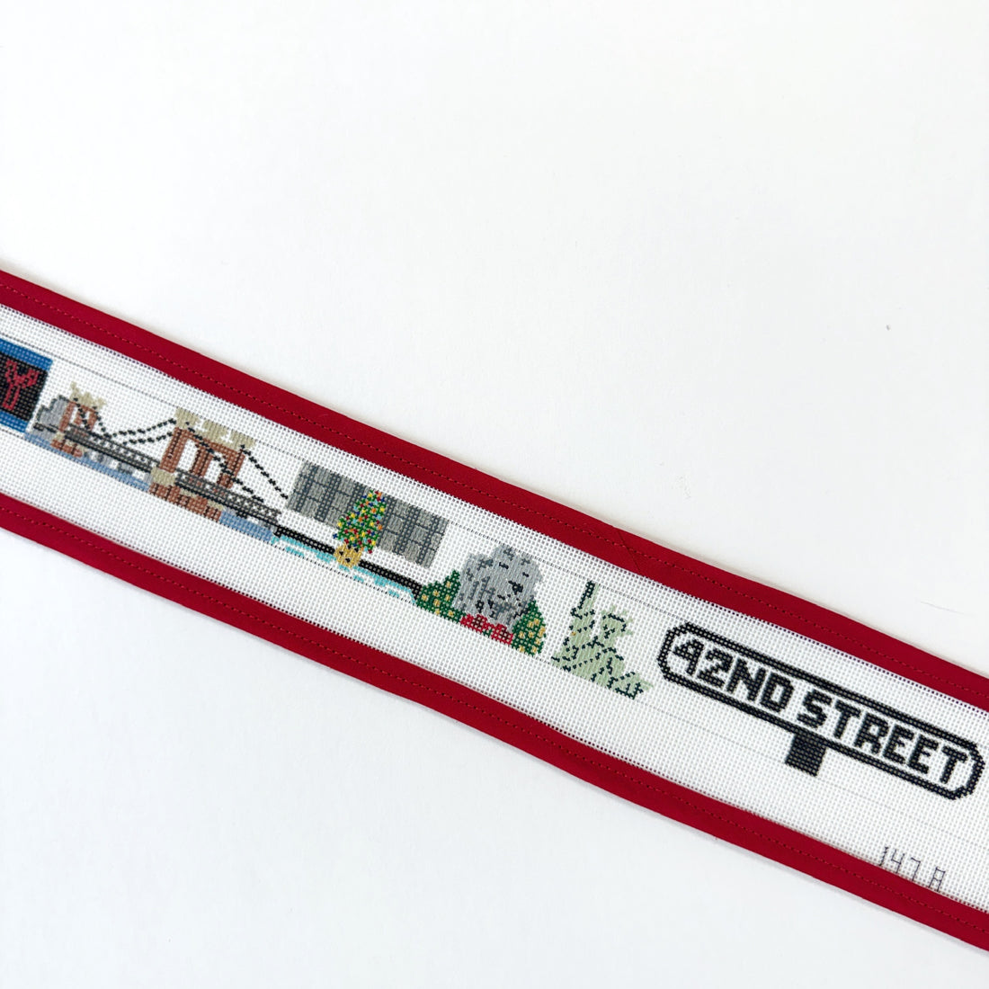 New York City BeltMeredith CollectionCanvasThe Red Thread Atelier