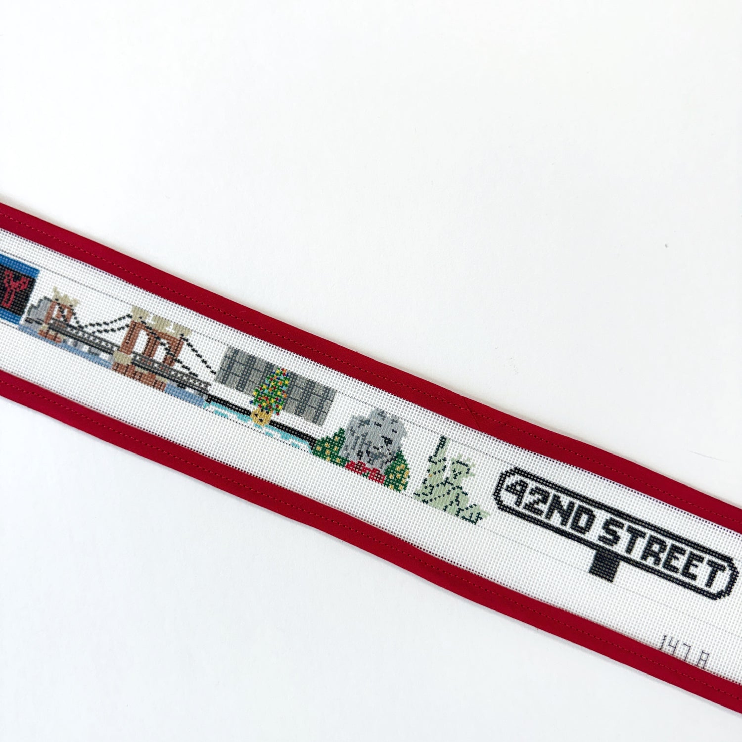 New York City BeltMeredith CollectionCanvasThe Red Thread Atelier