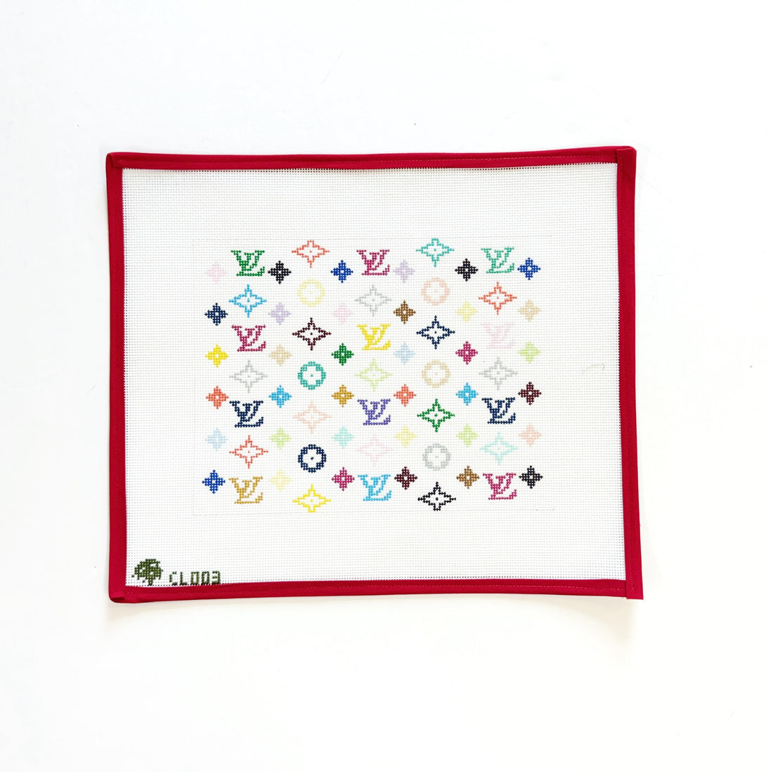 Louis Summer ClutchElm Tree NeedlepointCanvasThe Red Thread Atelier