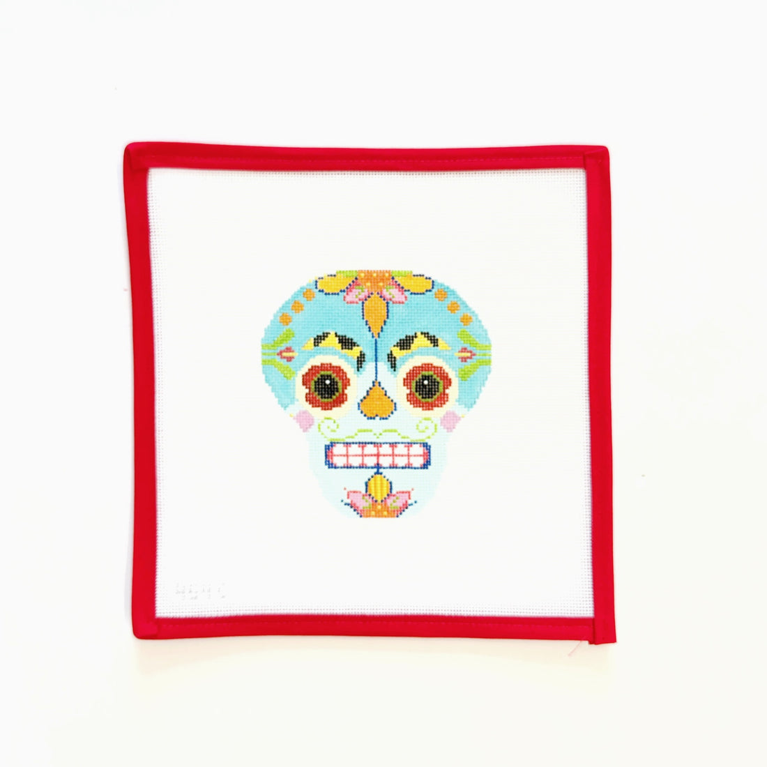 La Callistia Skull - blueChris LewisCanvasThe Red Thread Atelier