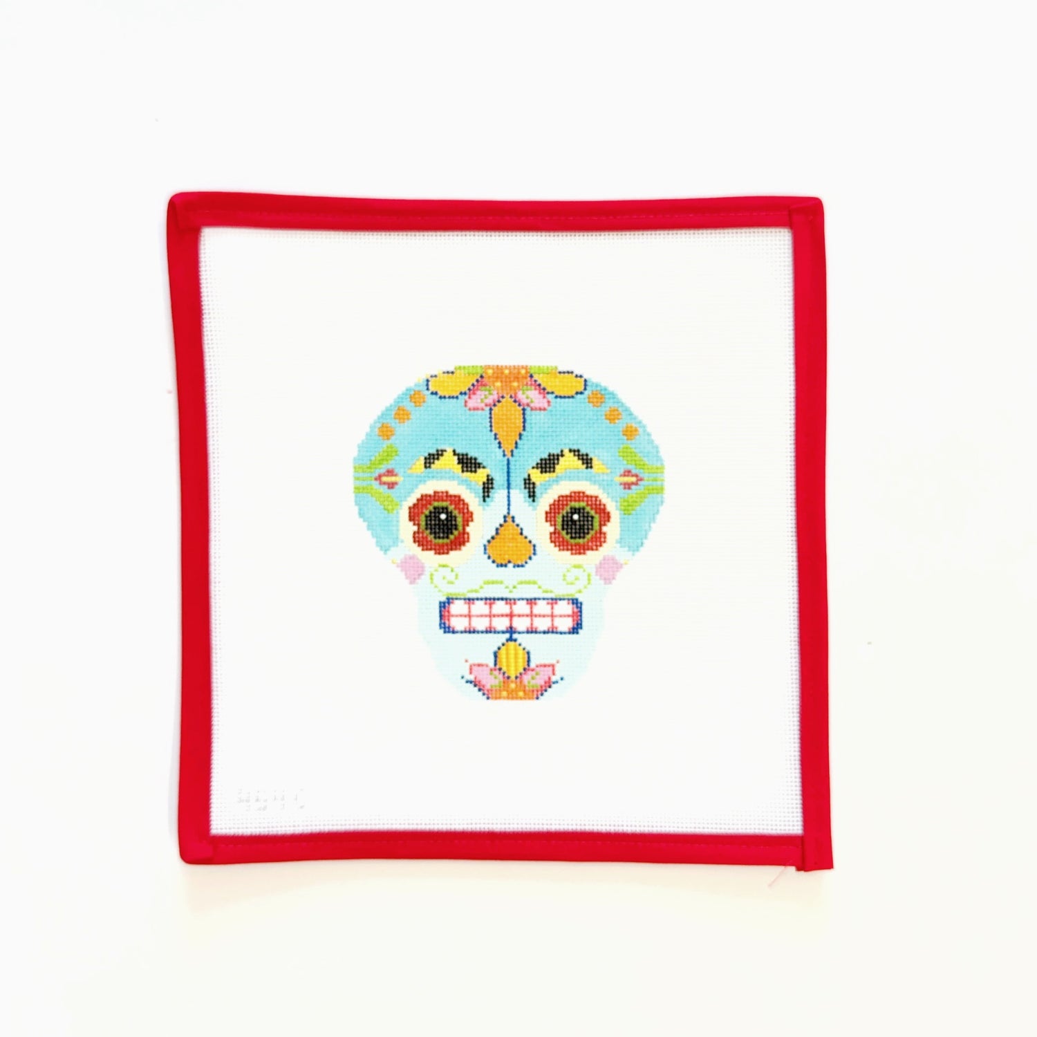 La Callistia Skull - blueChris LewisCanvasThe Red Thread Atelier