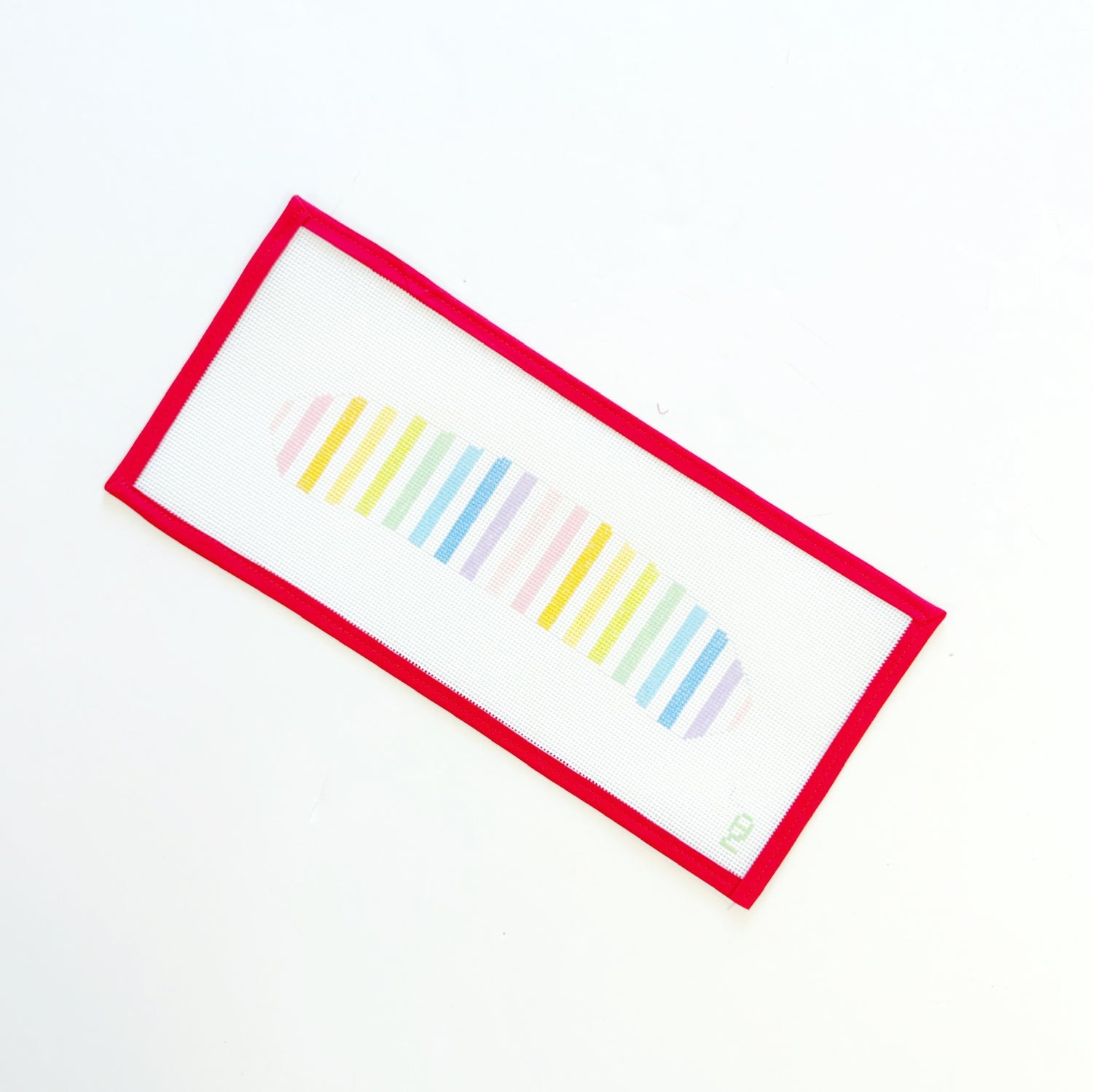 Pastel Stripe Baby HangerOz Needle and ThreadCanvasThe Red Thread Atelier