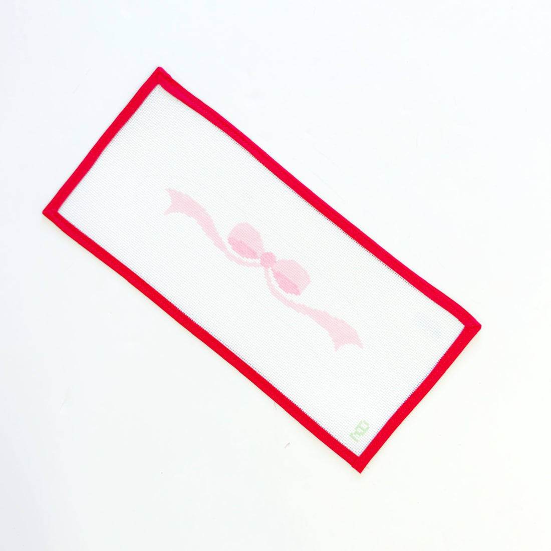 Pink Bow Baby HangerOz Needle and ThreadCanvasThe Red Thread Atelier