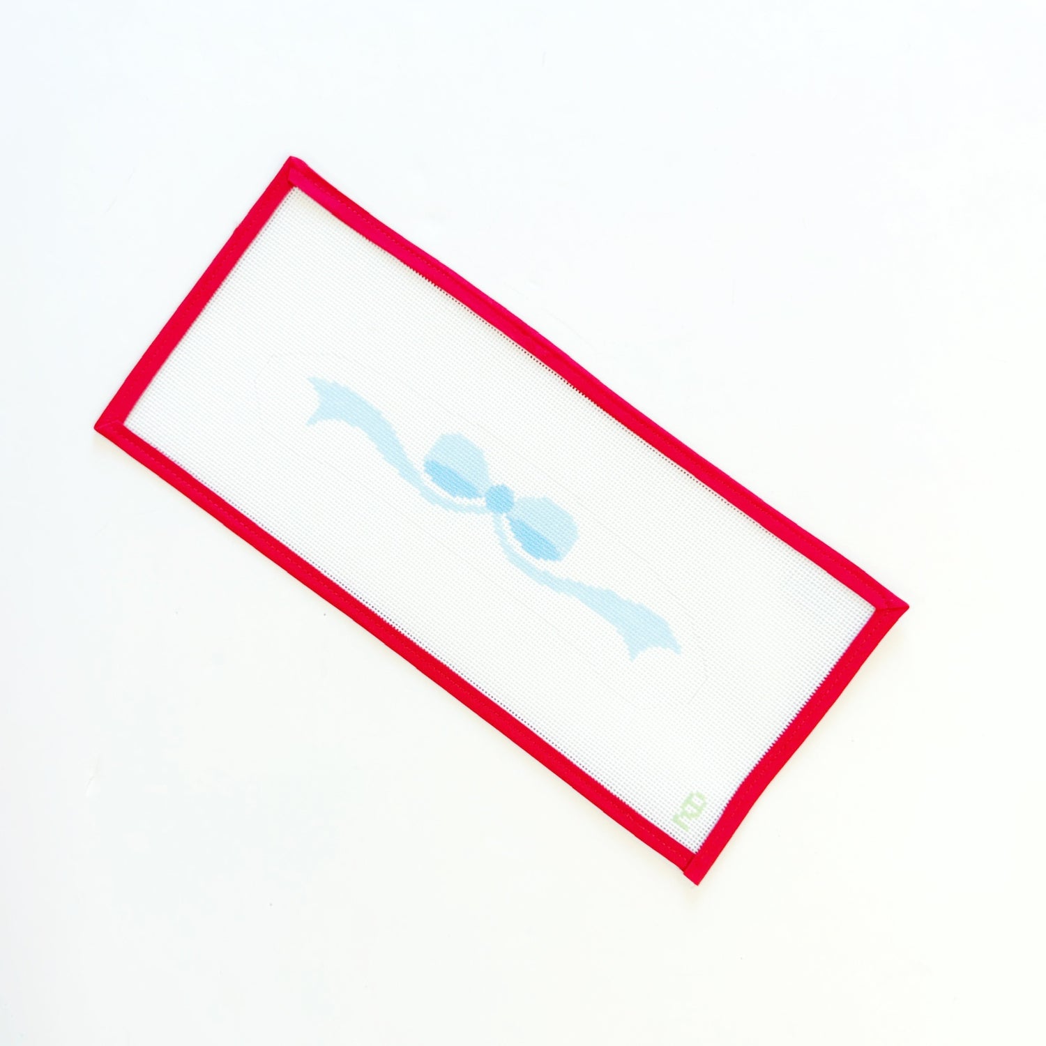 Blue Bow Baby HangerOz Needle and ThreadCanvasThe Red Thread Atelier