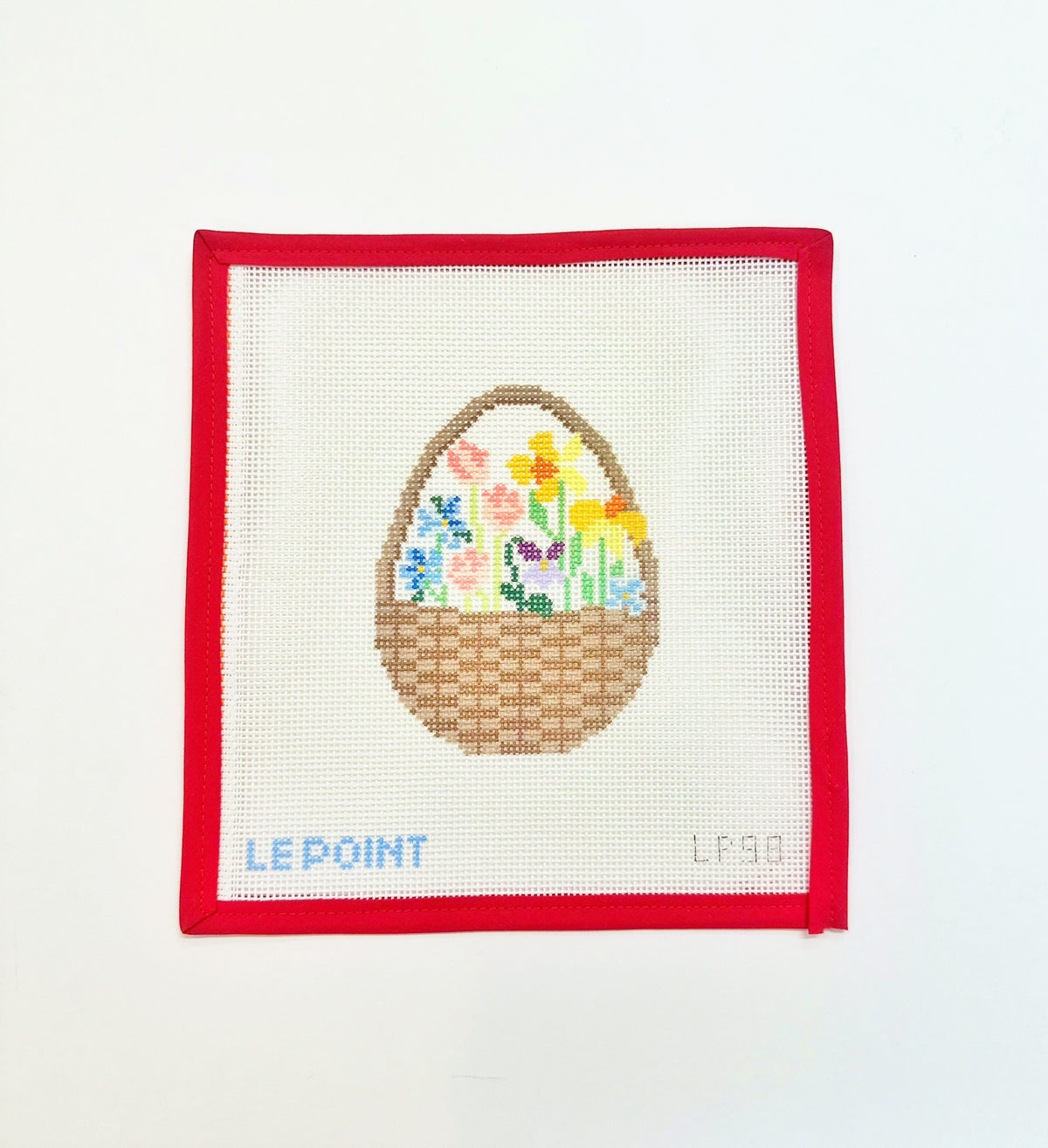 Basket EggLe PointCanvasThe Red Thread Atelier