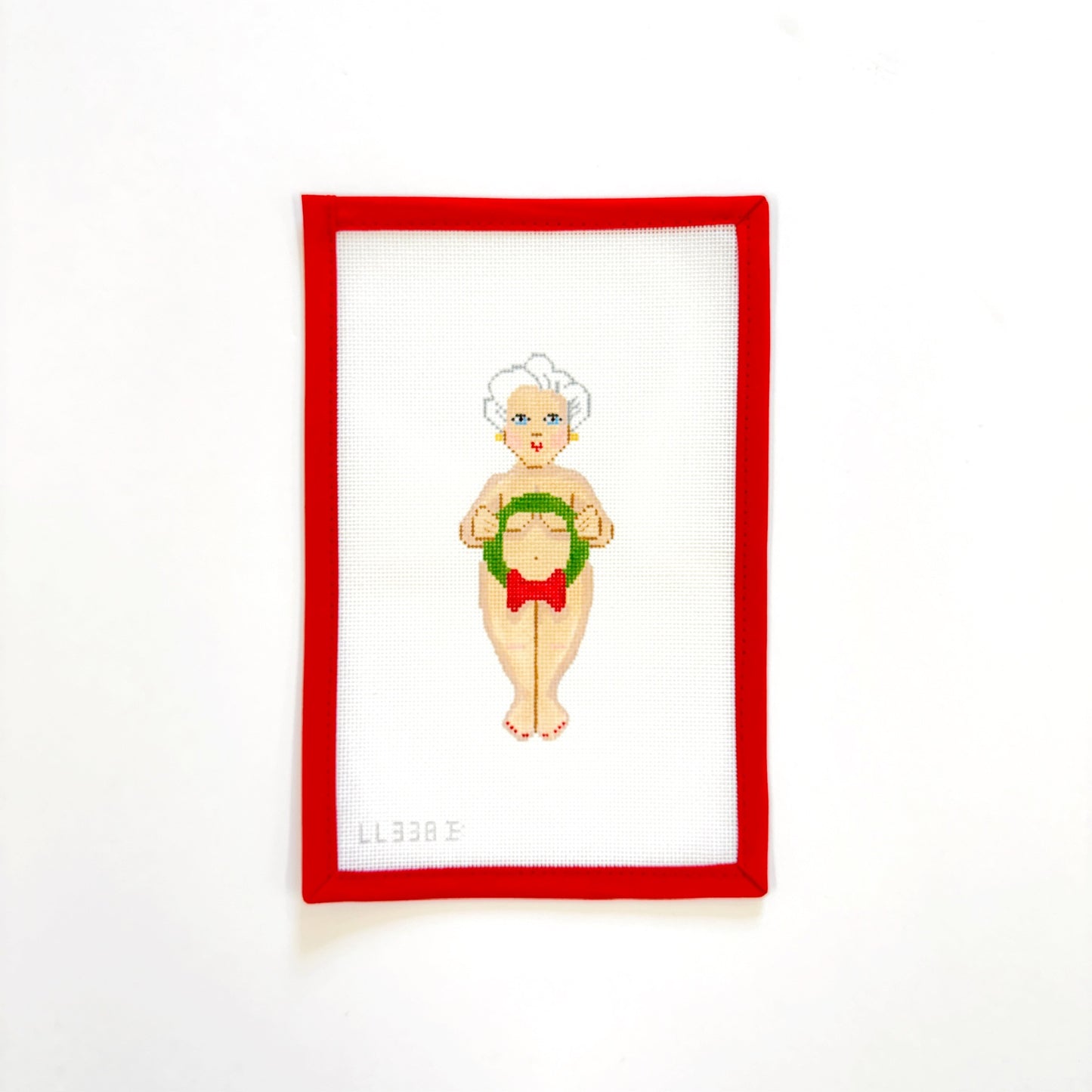 Naked Mrs Claus - wreath