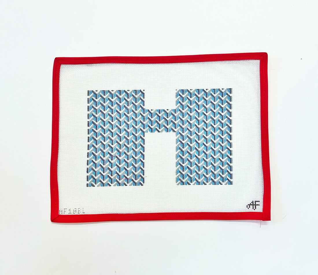 Y Pattern Clutch – Blue