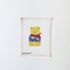Gold Chocolate Teddy BearpinpointCanvasThe Red Thread Atelier