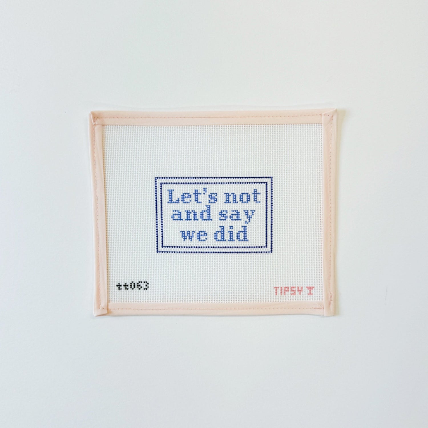 Let’s Not and Say We DidThreaded &amp; TipsyCanvasThe Red Thread Atelier