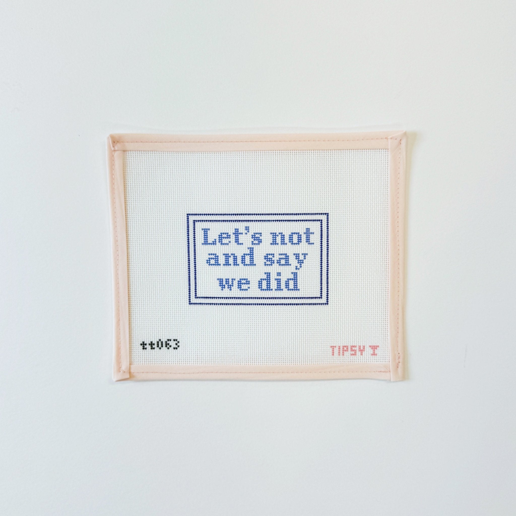 Let’s Not and Say We DidThreaded &amp; TipsyCanvasThe Red Thread Atelier