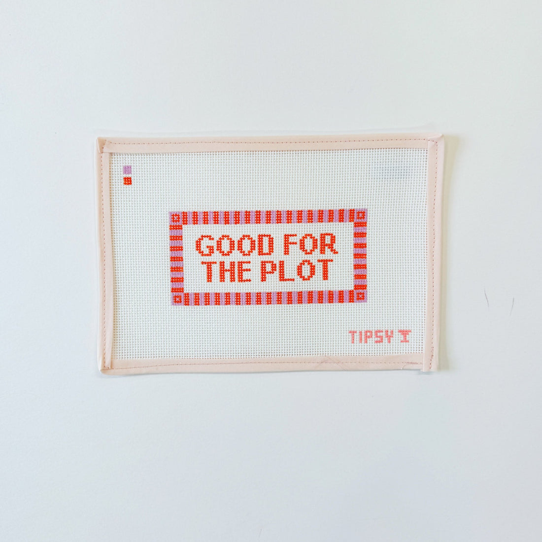 Good For the PlotThreaded &amp; TipsyCanvasThe Red Thread Atelier