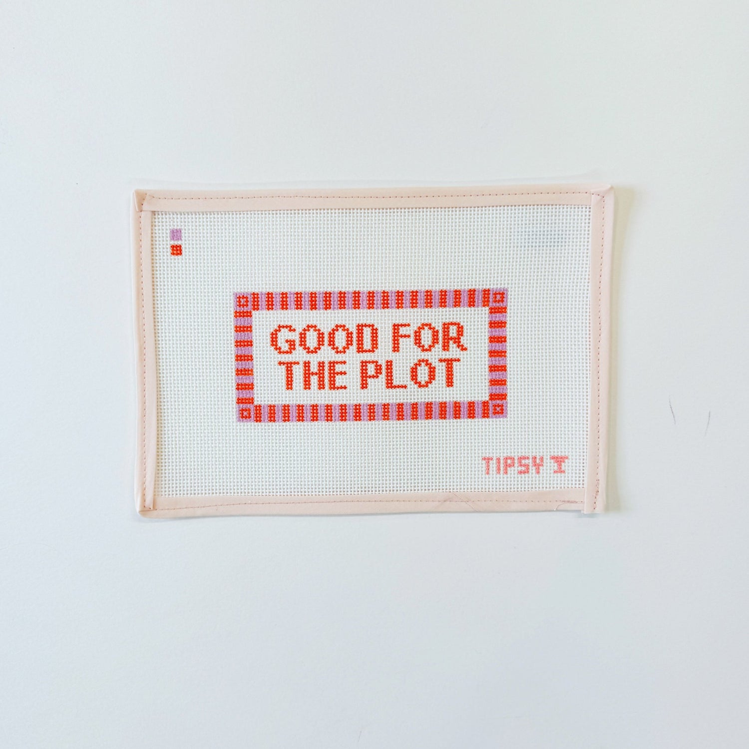 Good For the PlotThreaded &amp; TipsyCanvasThe Red Thread Atelier