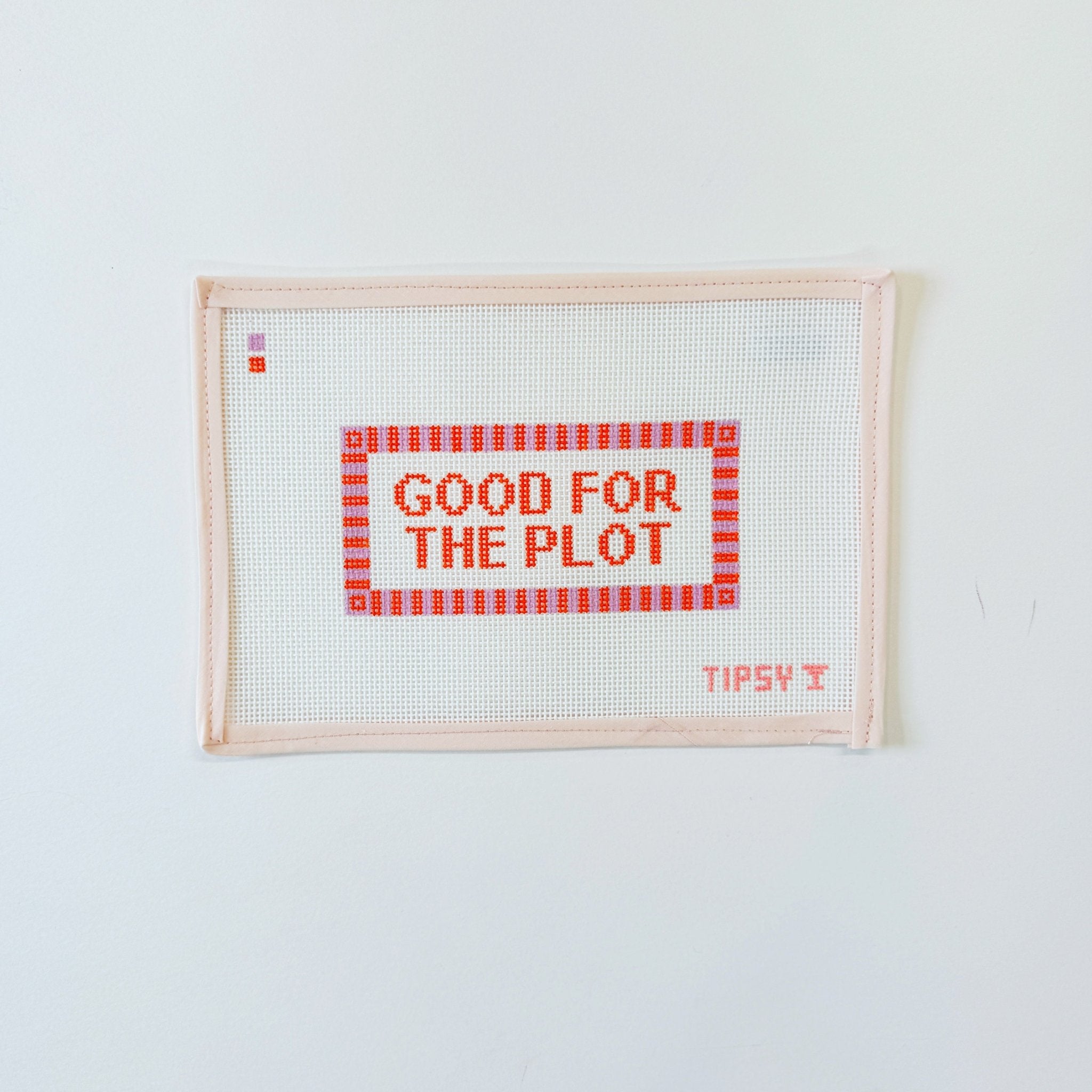Good For the PlotThreaded &amp; TipsyCanvasThe Red Thread Atelier