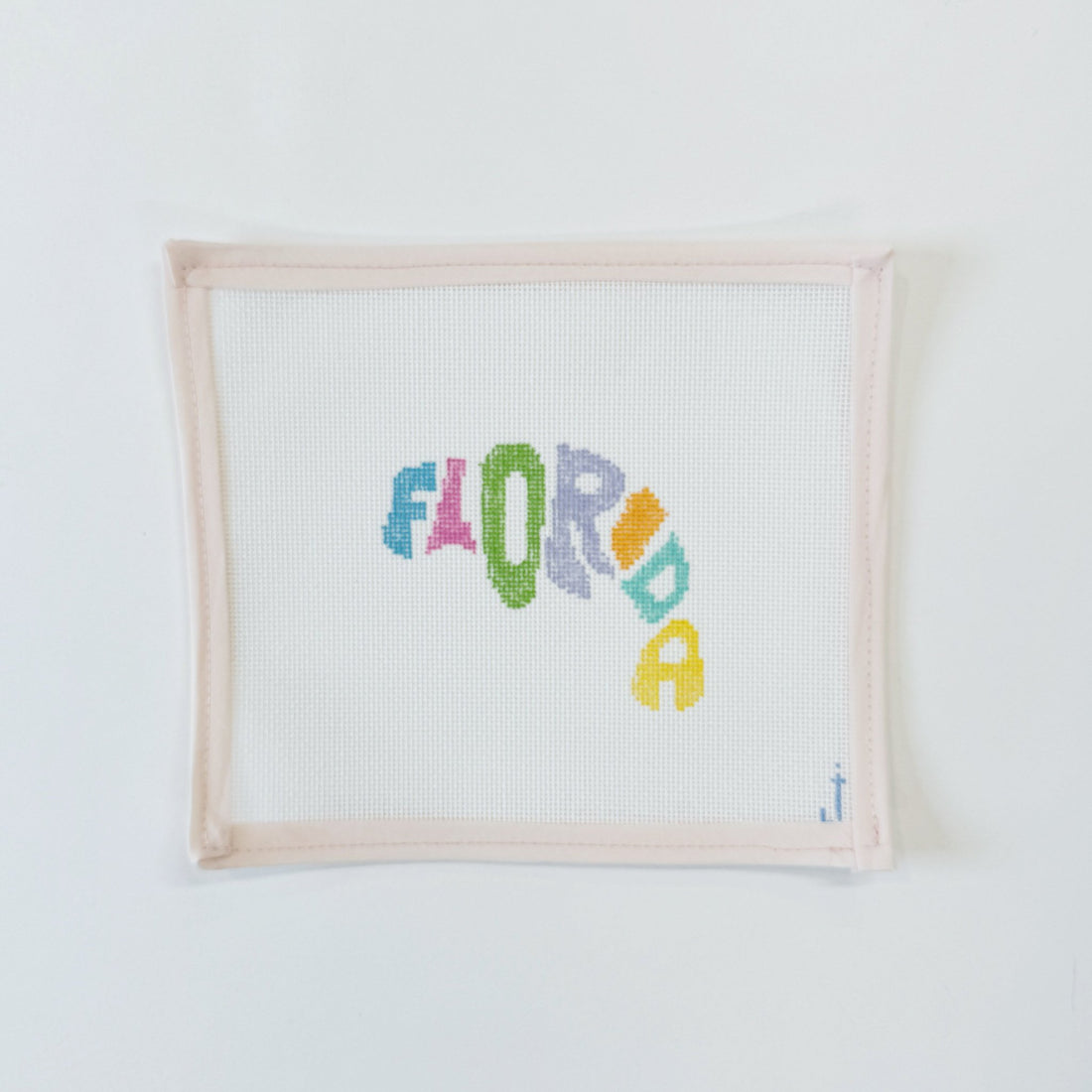 Rainbow Florida ManateeJessica TongelCanvasThe Red Thread Atelier
