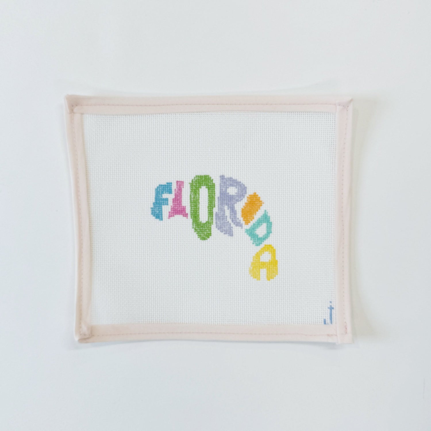 Rainbow Florida ManateeJessica TongelCanvasThe Red Thread Atelier