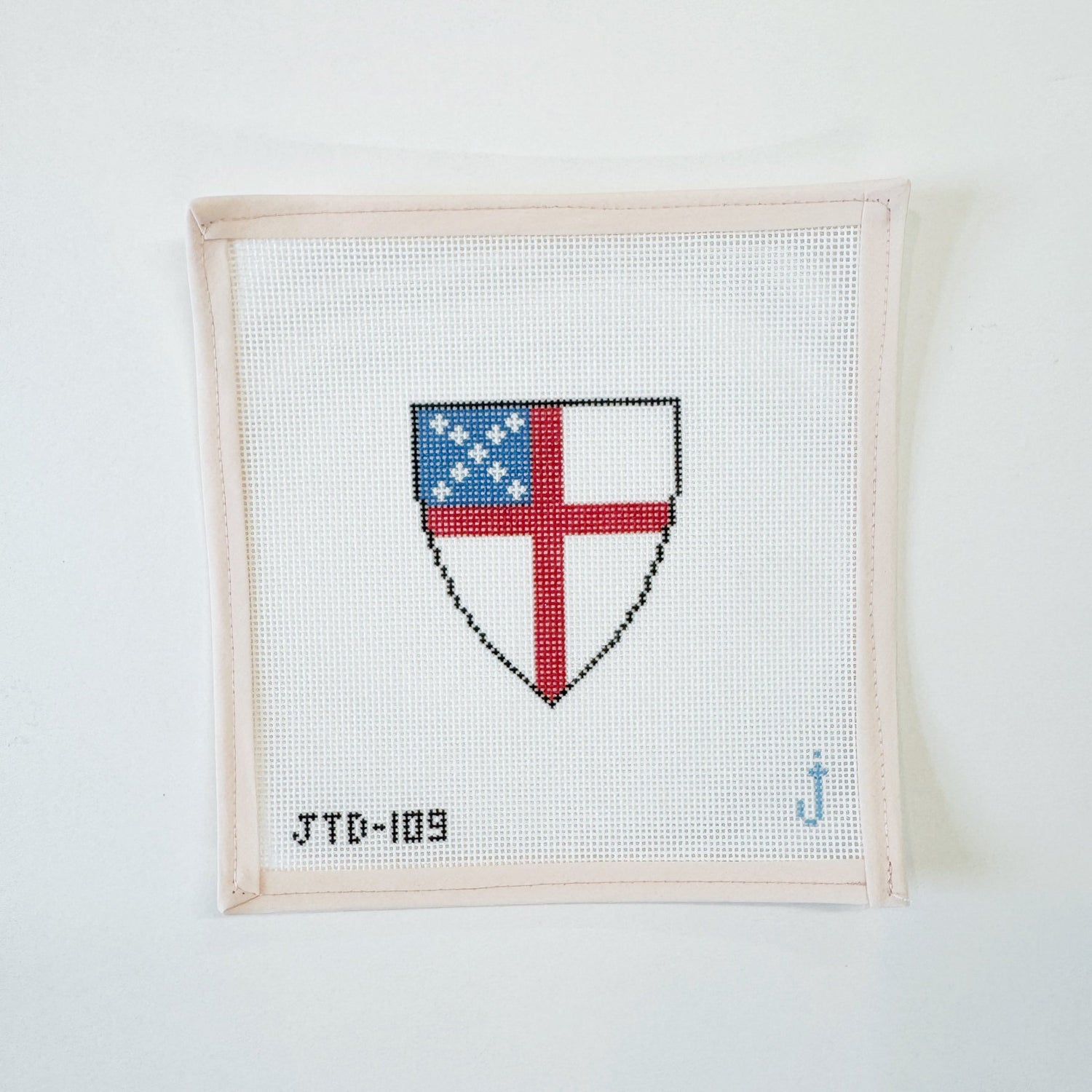 Episcopal ShieldJessica TongelCanvasThe Red Thread Atelier