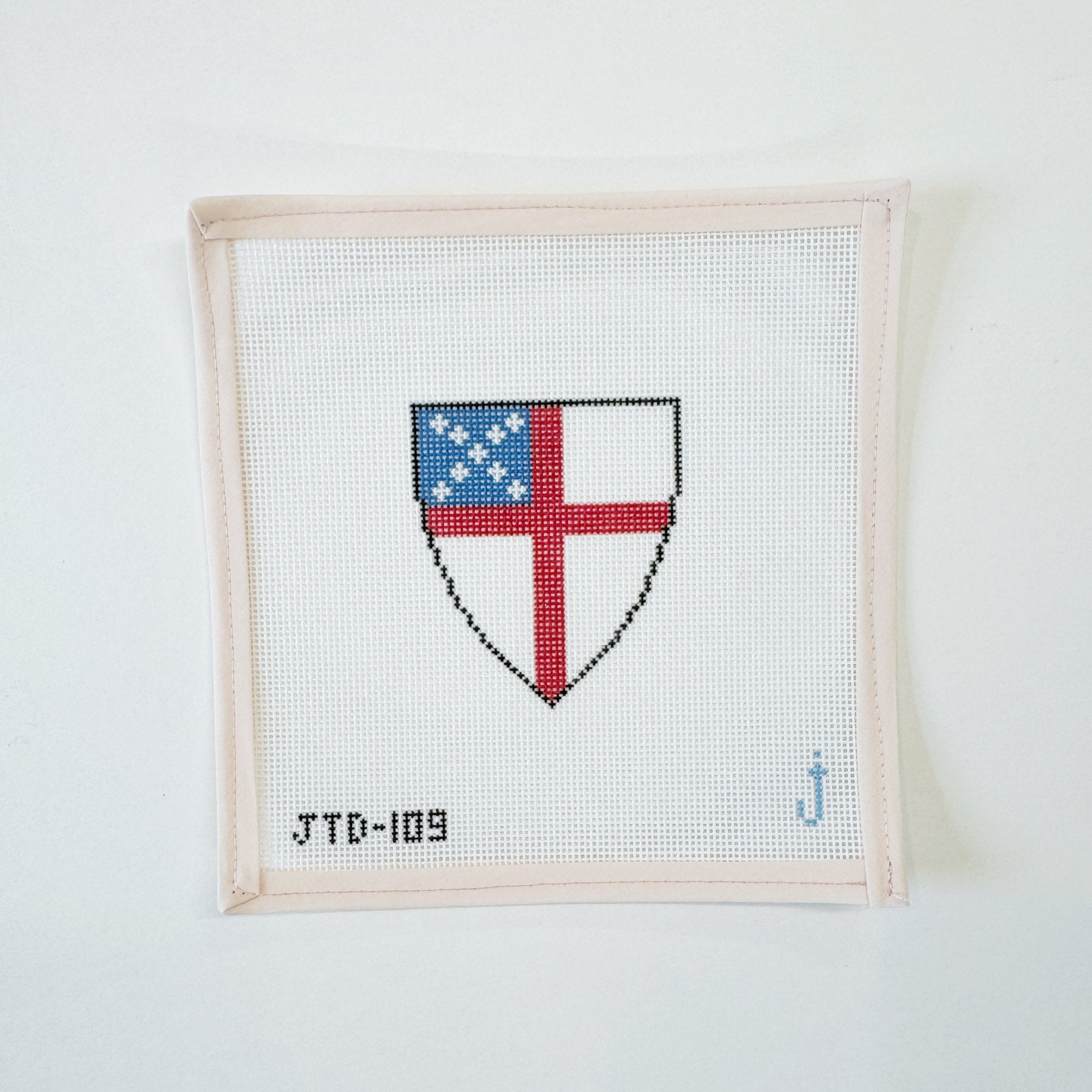 Episcopal ShieldJessica TongelCanvasThe Red Thread Atelier