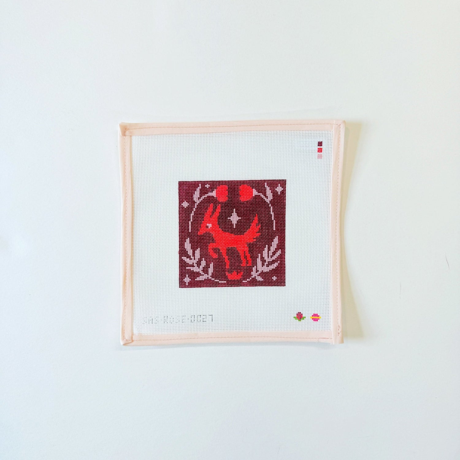 Red Critter SquareThe Red Thread AtelierCanvasThe Red Thread Atelier