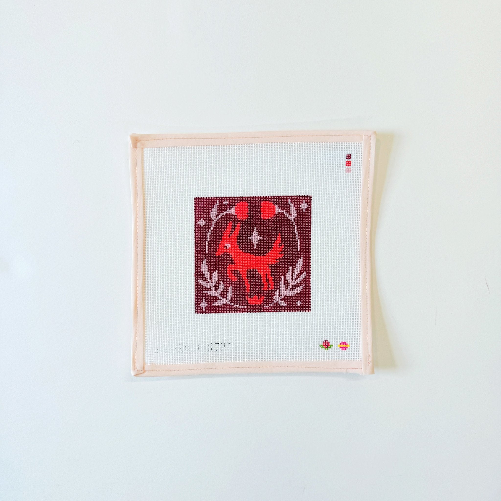 Red Critter SquareThe Red Thread AtelierCanvasThe Red Thread Atelier