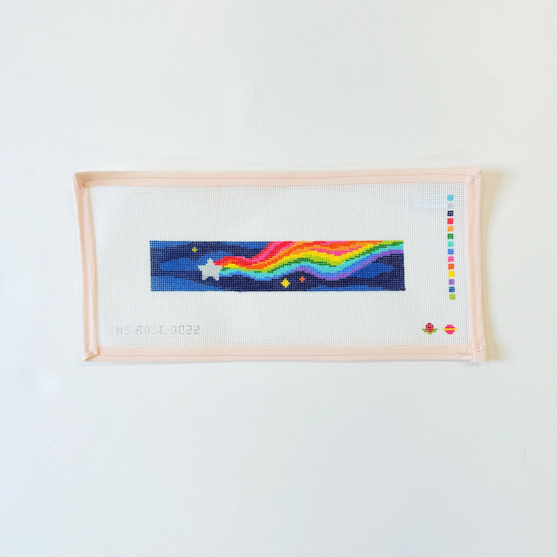 Rainbow Star Key FobSaturnalia StitchingCanvasThe Red Thread Atelier