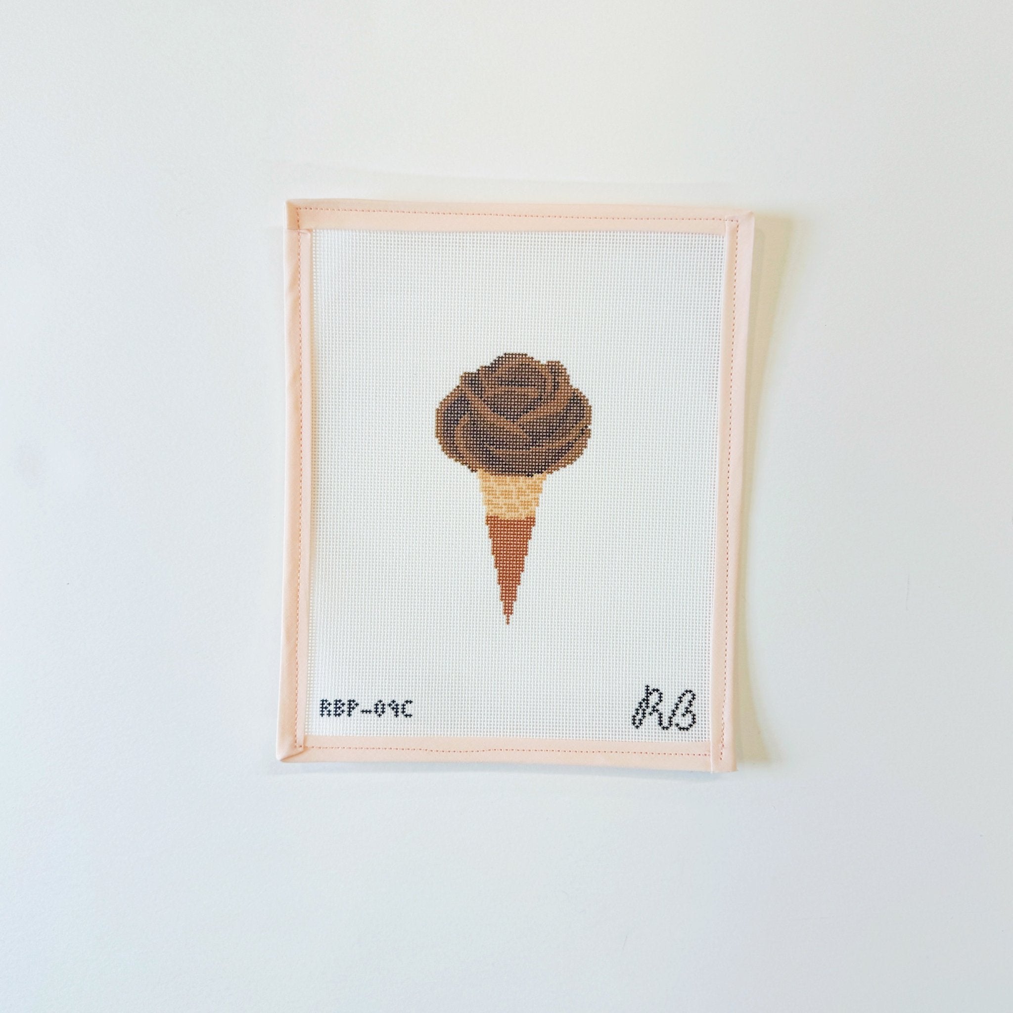 Gelato Rose - ChocolateRachel BarriCanvasThe Red Thread Atelier