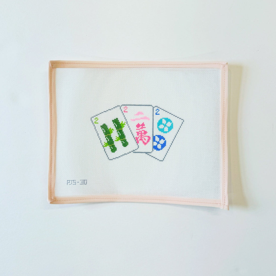 Mahjong Tiles CanvasPoppy J. StitchesCanvasThe Red Thread Atelier
