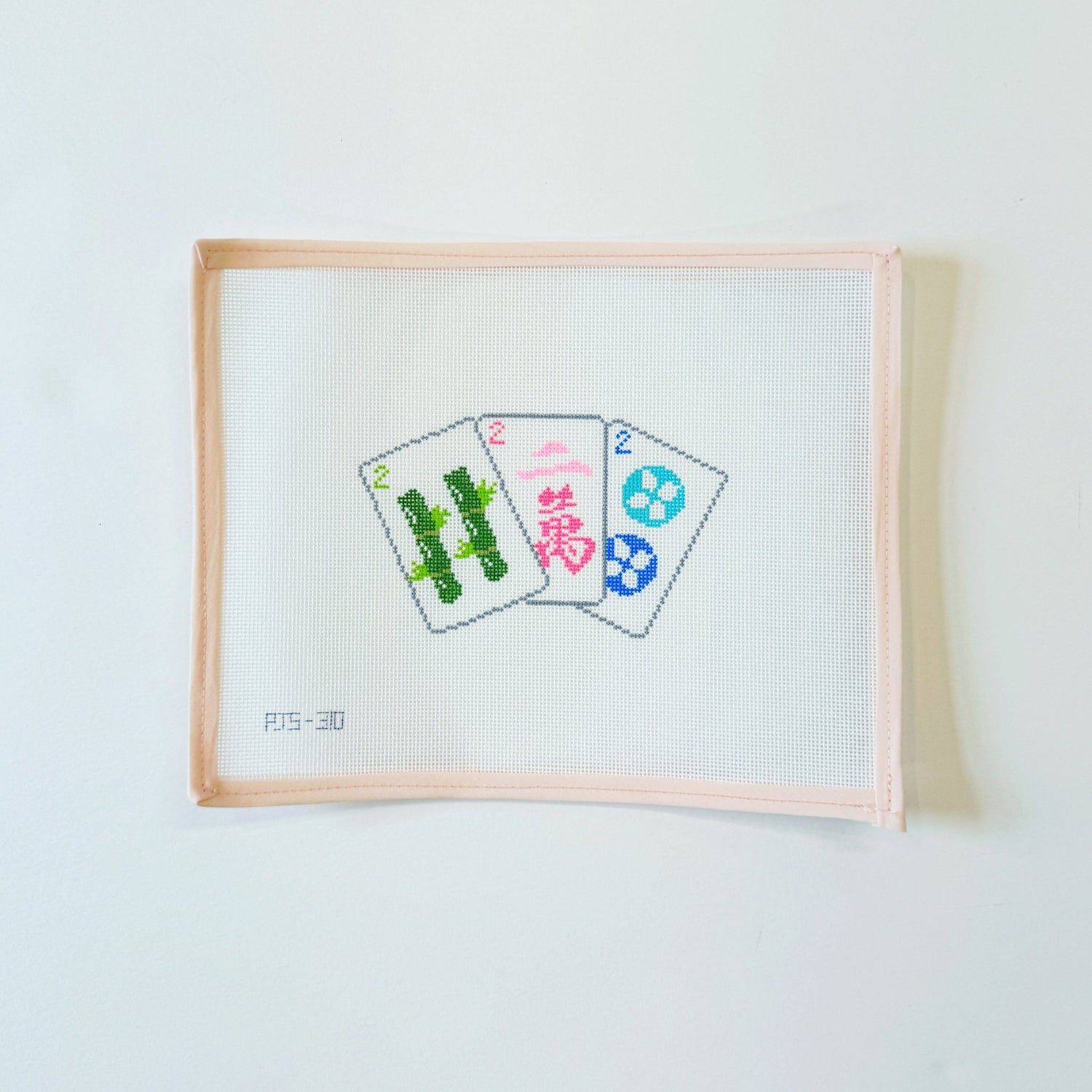 Mahjong Tiles CanvasPoppy J. StitchesCanvasThe Red Thread Atelier