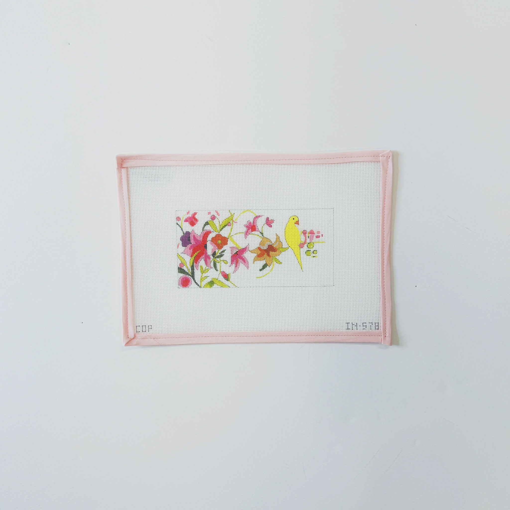 yellow bird floralColors of PraiseCanvasThe Red Thread Atelier