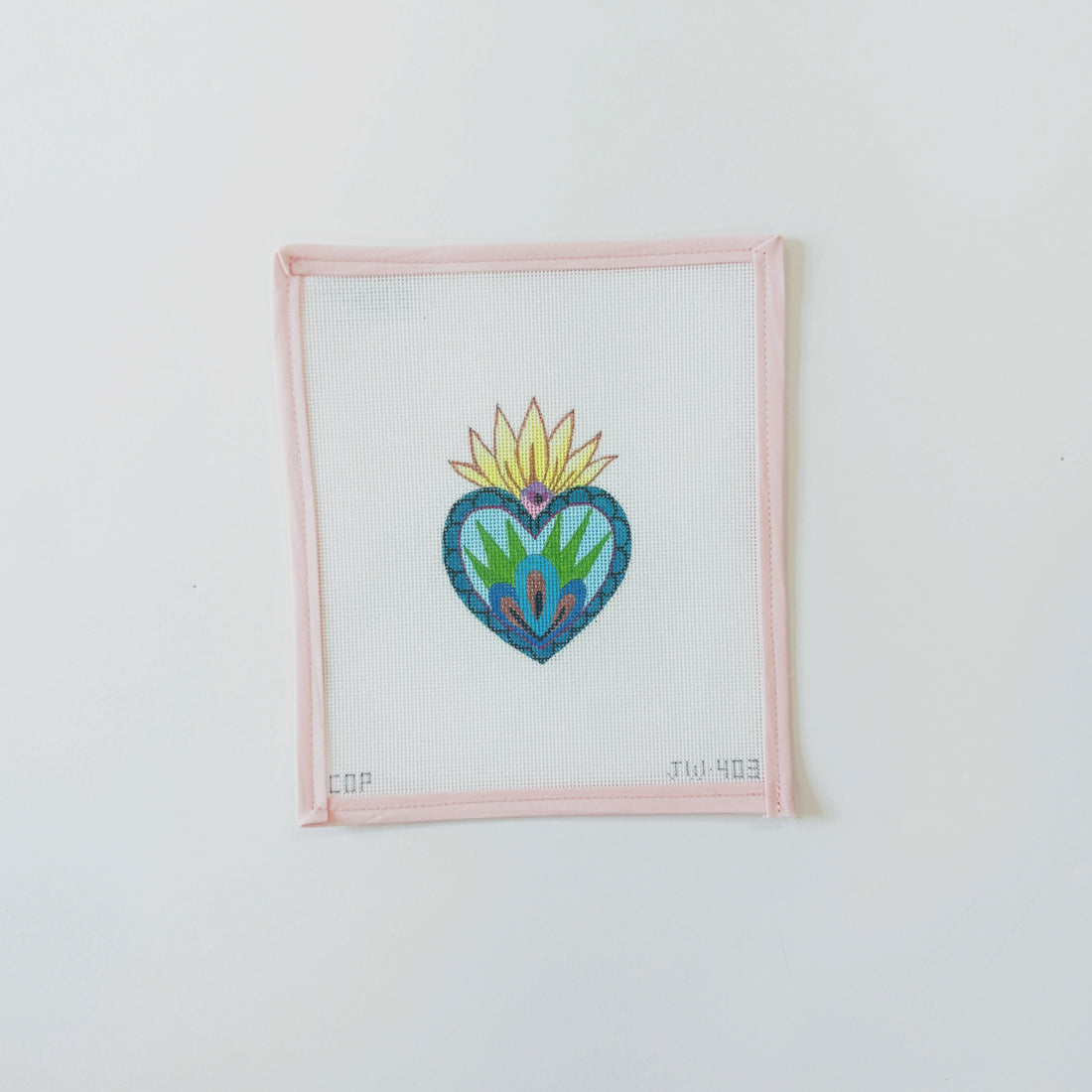 Sacred Heart BlueColors of PraiseCanvasThe Red Thread Atelier