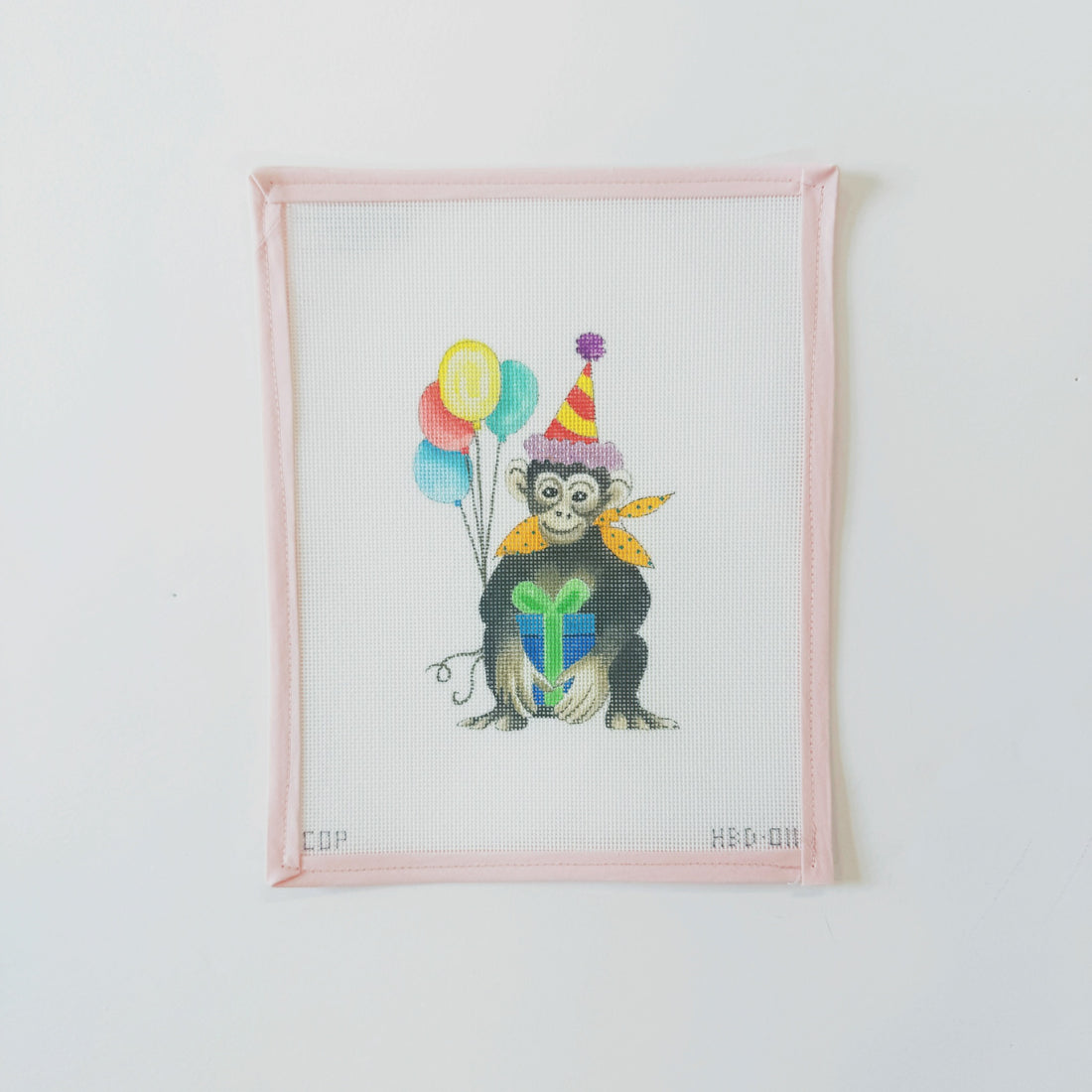 Celebration Birthday MonkeyColors of PraiseCanvasThe Red Thread Atelier