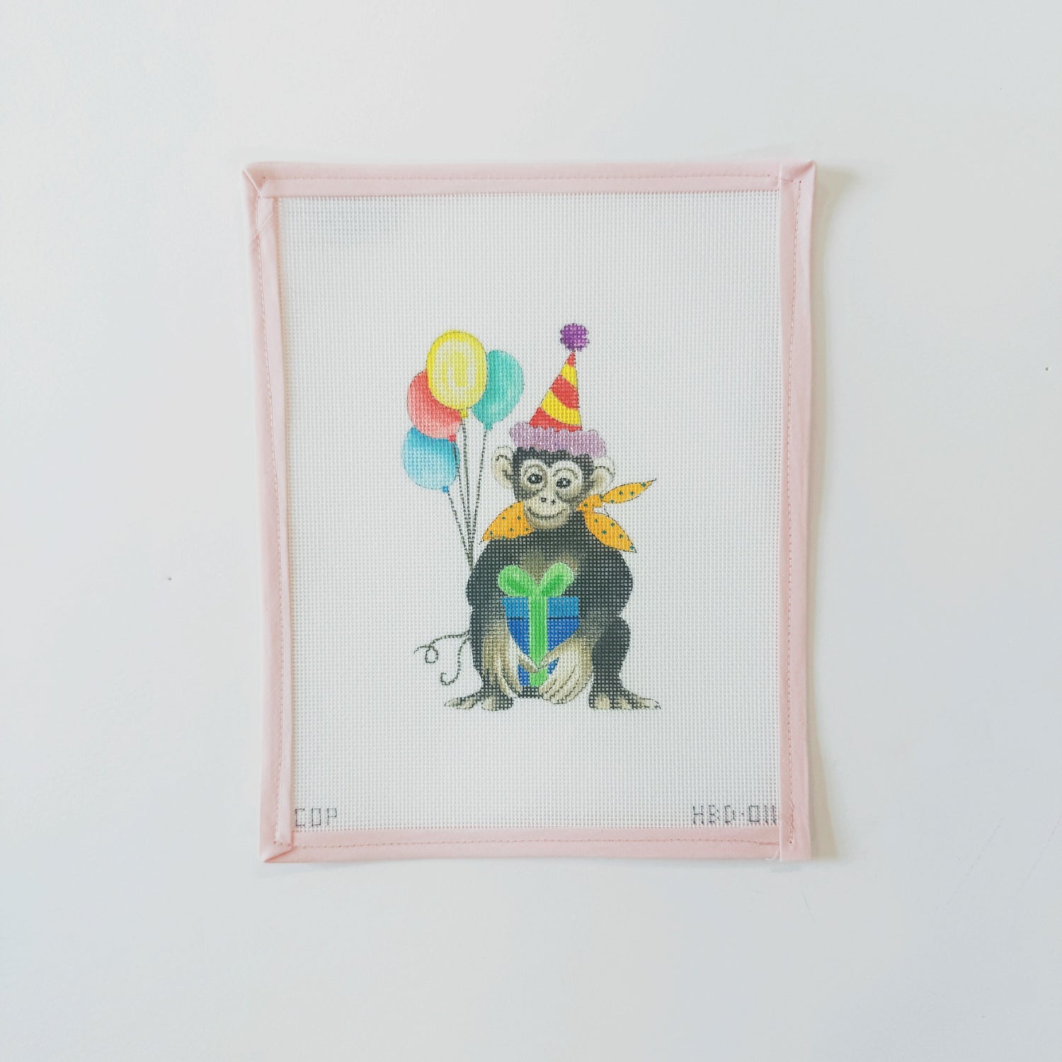 Celebration Birthday MonkeyColors of PraiseCanvasThe Red Thread Atelier