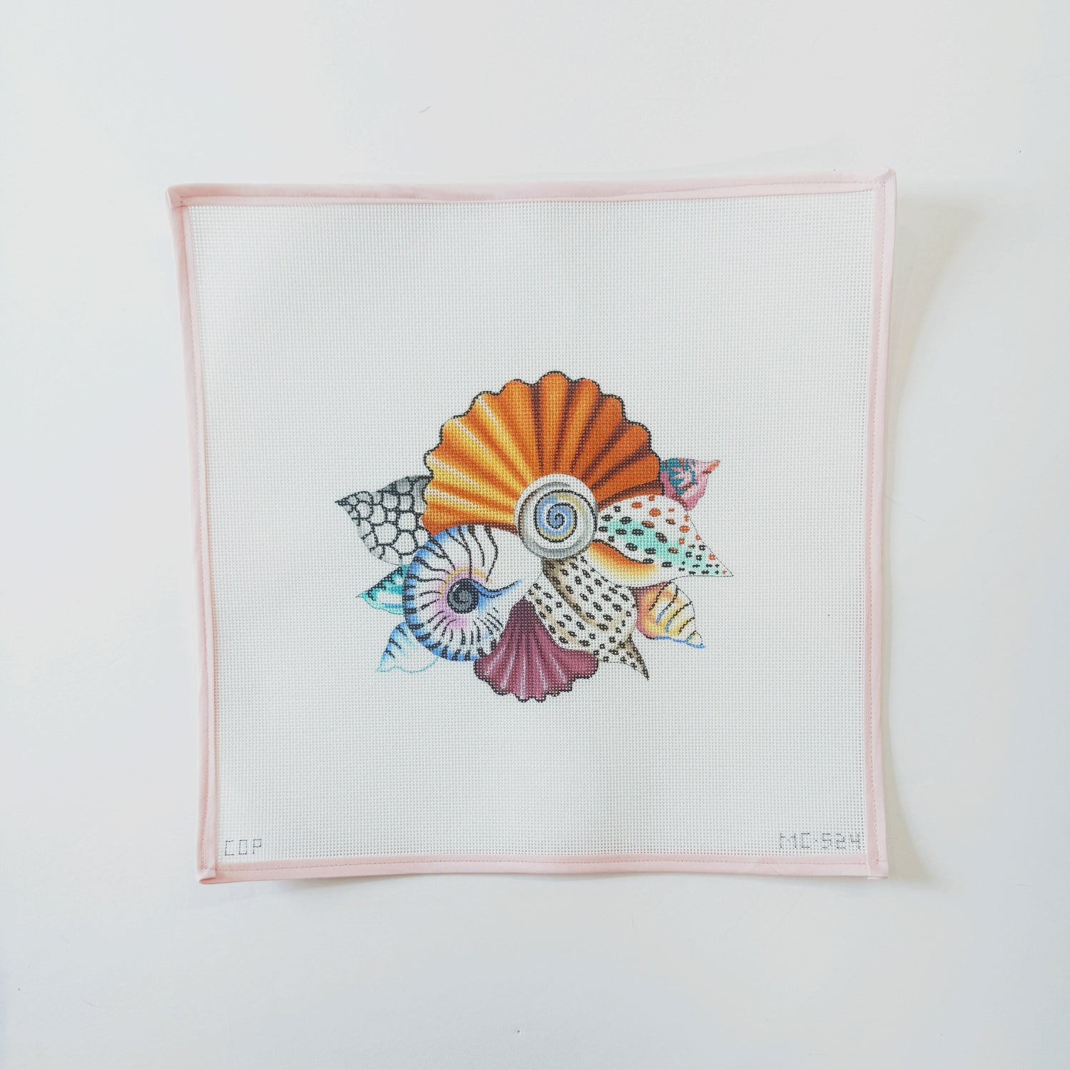 Shell ArrangementColors of PraiseCanvasThe Red Thread Atelier