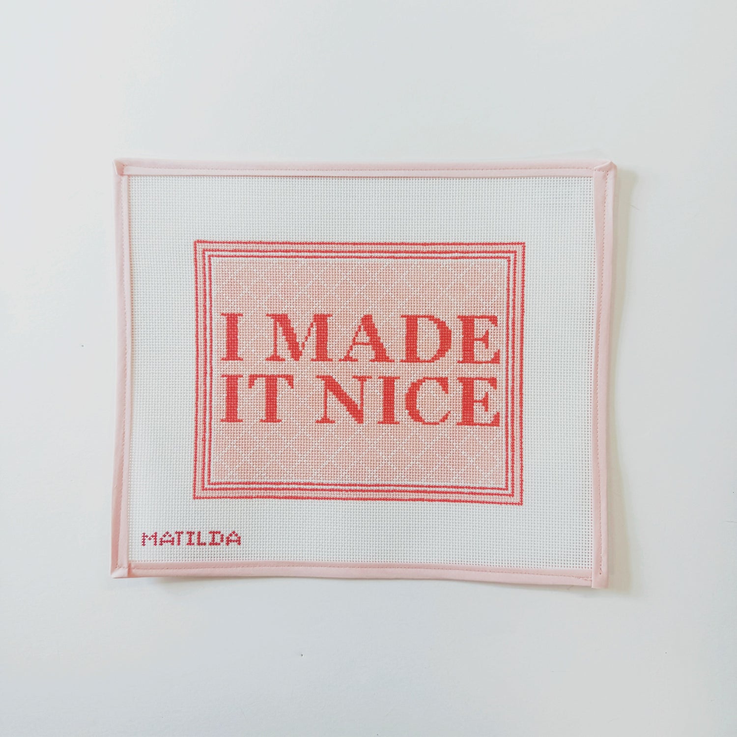 I made it niceOz NeedleCanvasThe Red Thread Atelier